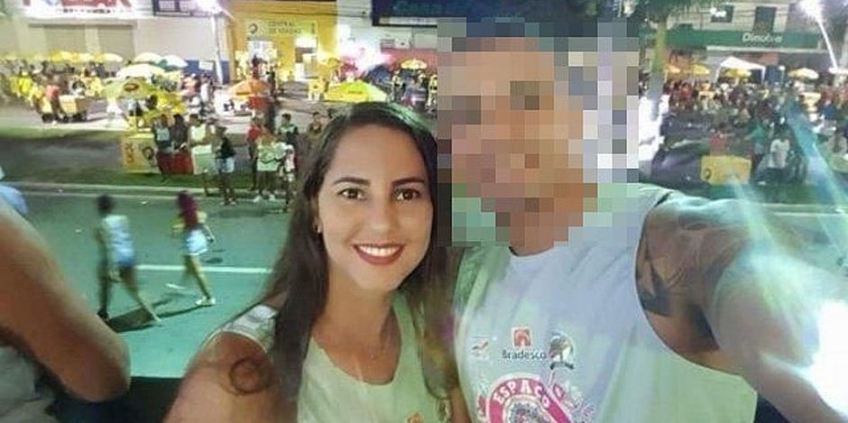 Ana Carla dos Santos Leite, 30 anos, morreu durante assalto; o marido dela, tenente da PM, se recupera (Foto: Reprodução)